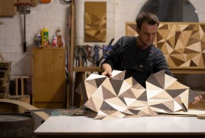 Chris Turner working on parquetry for Ampersand Project